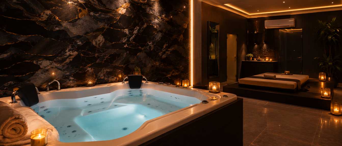 Emari International Spa exclusive members lounge — Kokapet Hyderabad